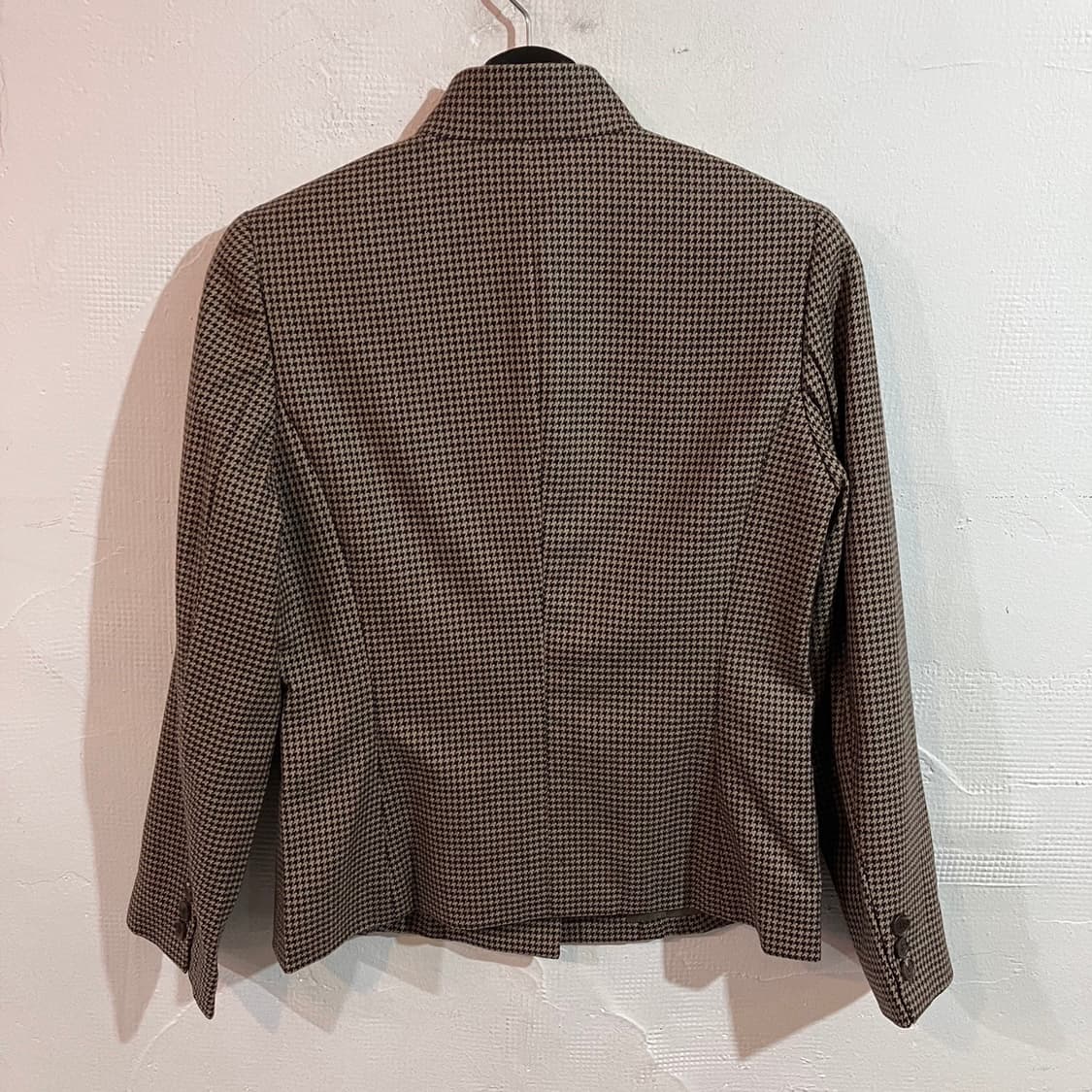 아쿠아스큐텀 차이나넥 체크자켓 상품이미지3