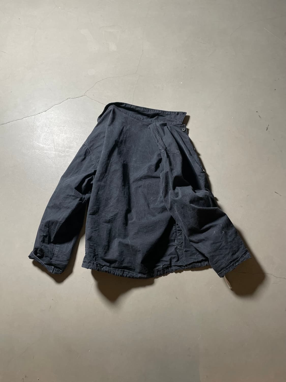 H•d **빈티지 블랙 커버올 재킷** 상품이미지2