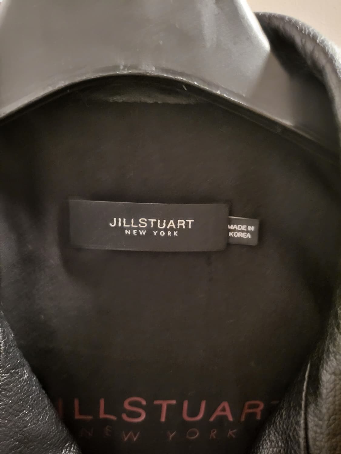 질스튜어트 블랙 가죽 라이더 자켓 상품이미지5