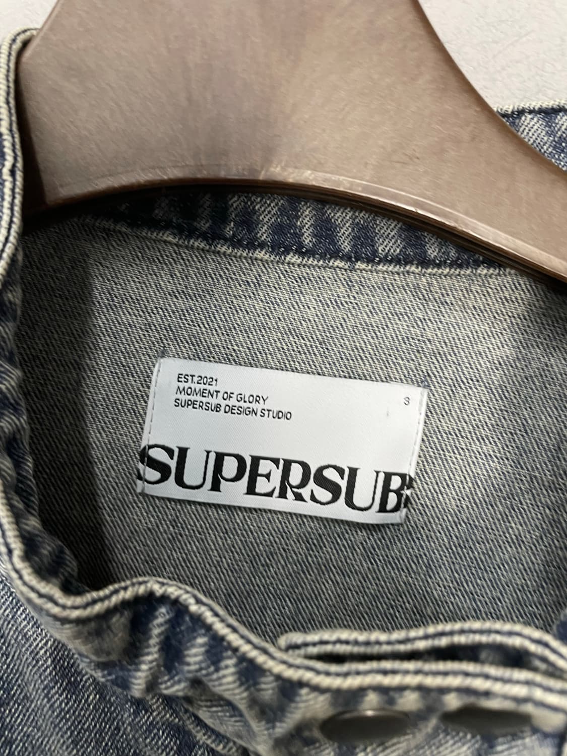 슈퍼서브 워싱 크롭 데님 자켓 H1702 상품이미지5