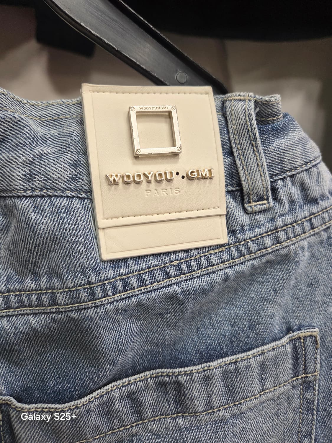 우영미   워싱   와이드  데님   팬츠 상품이미지3