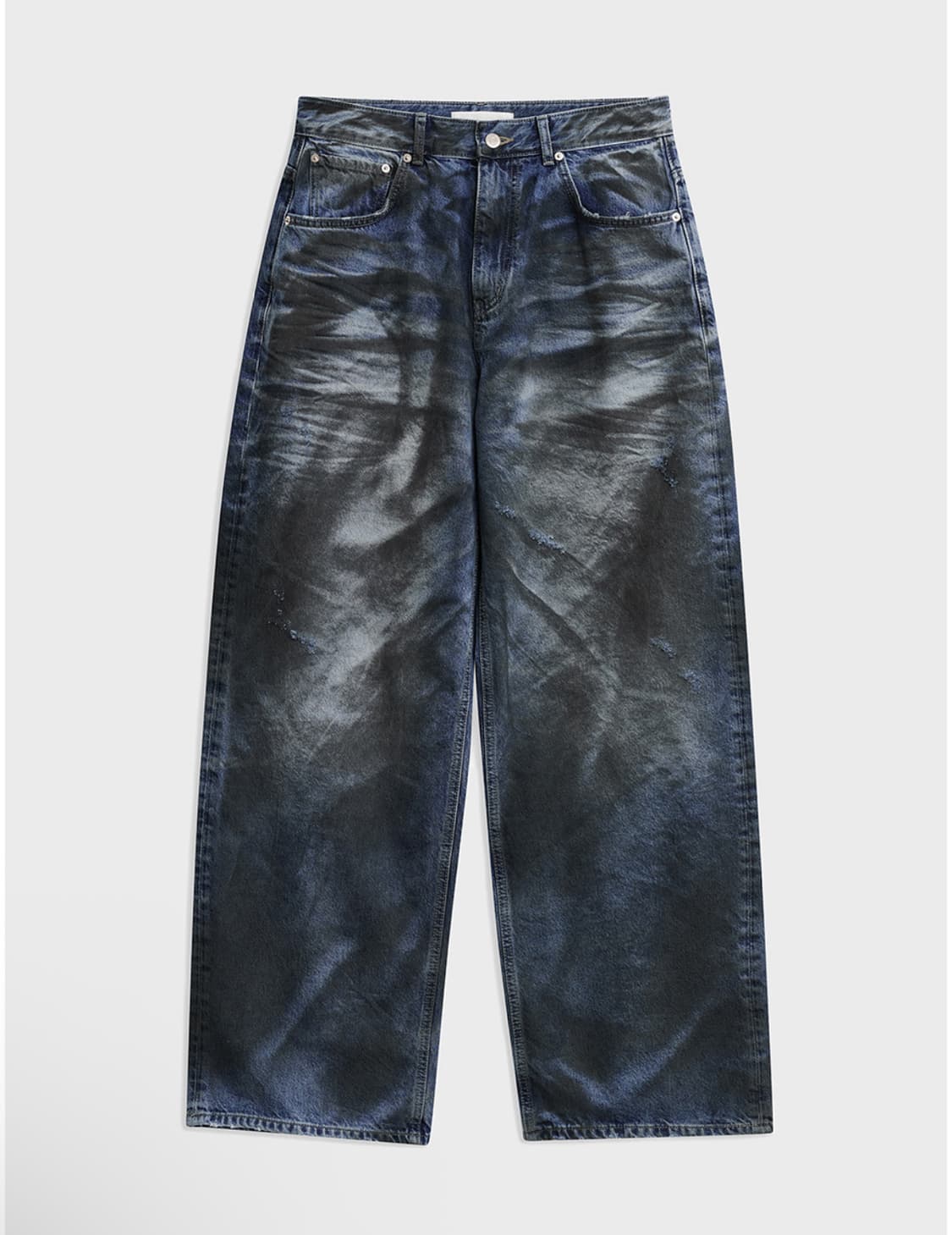 브랜디드 와이드 데님 청바지 34 상품이미지4