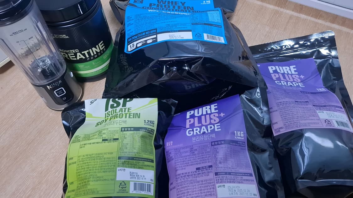 프로틴 팝니다 +핸드블랜더 덤 상품이미지1