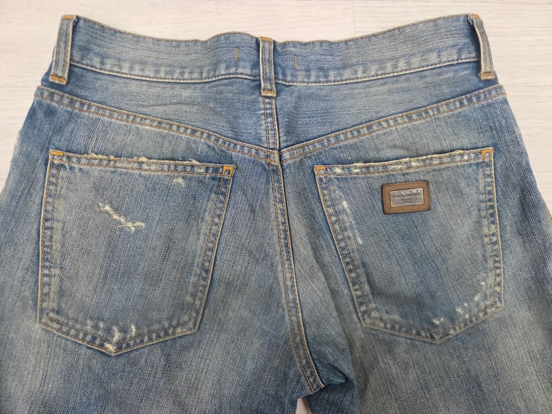D&G  플레이트 디스트로이드 워싱 데님 상품이미지6
