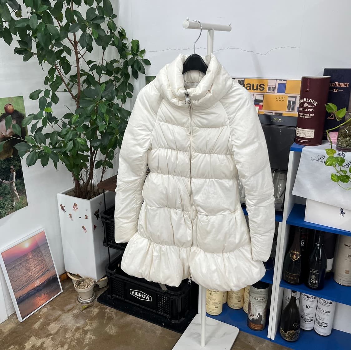 에르마노설비노 우먼 구스다운 패딩점퍼 38 상품이미지1