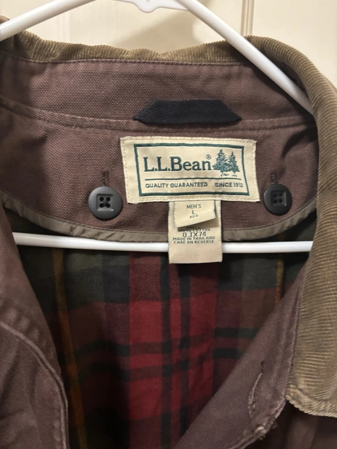 엘엘빈 빈티지 헌팅 초어 자켓 밤색 상품이미지3