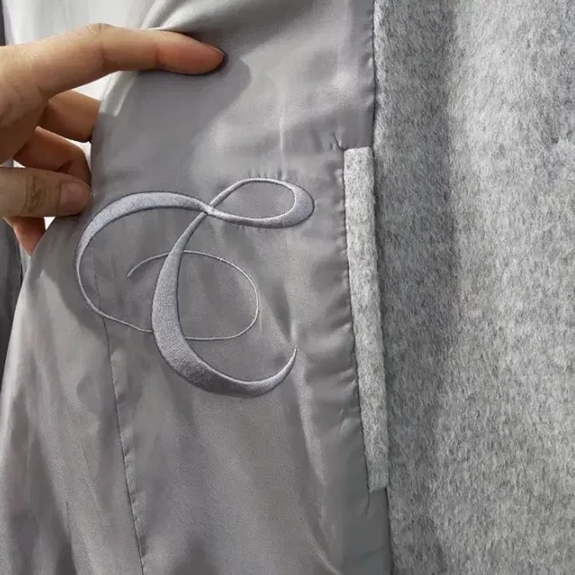 TIME 타임 롱 코트 회색 ~55 상품이미지6