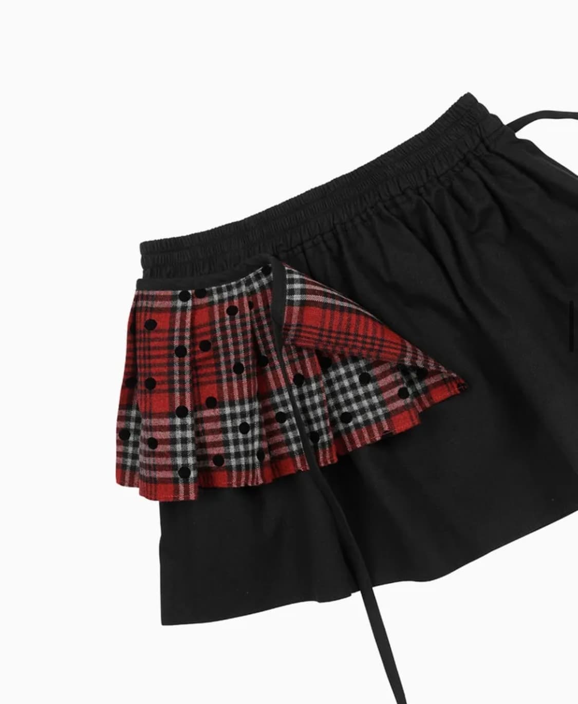 오헤시오 투웨이 미니스커트 레드블랙 상품이미지7