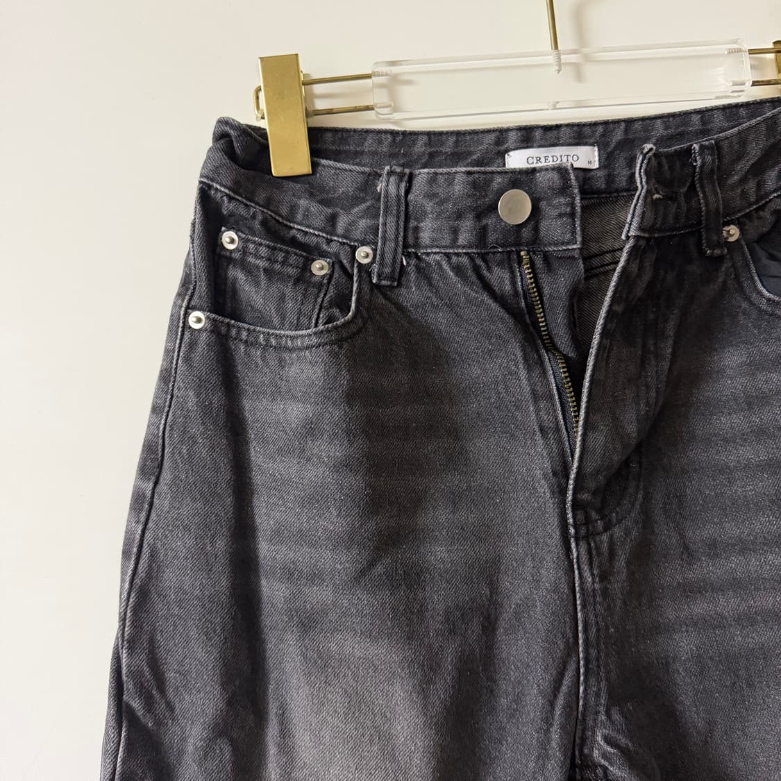 여자 흑청 부츠컷 팬츠 M 상품이미지2