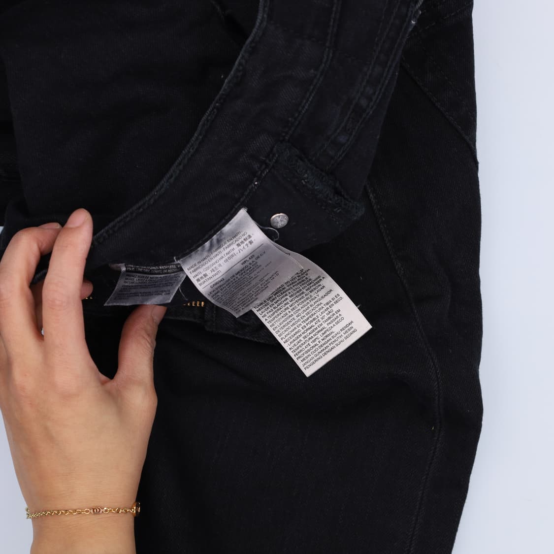 [W28 L32] 리바이스 여성 블랙청바지 데님팬츠 0119H2 상품이미지6