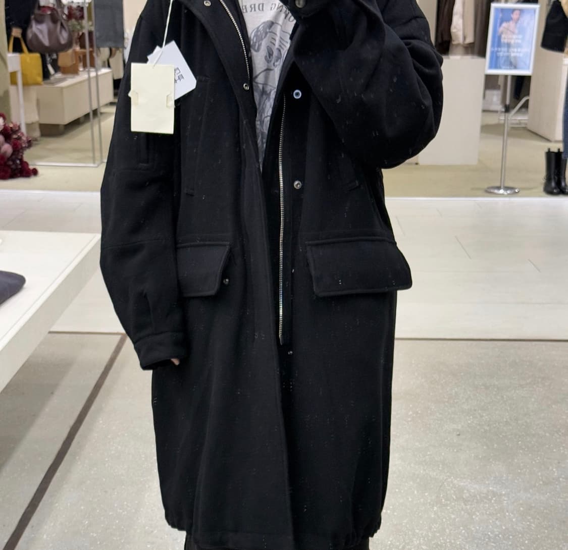 폴리테루 멜튼 울 코트 4사이즈 상품이미지1