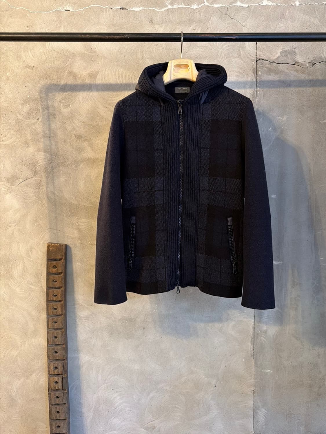 FALCONERI 팔코네리 후드 니트 자켓 100 상품이미지1