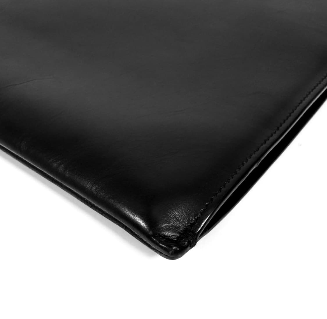 [OS] 생로랑 모노그램 레더 태블릿 홀더 파우치 클러치백 은장 블랙 상품이미지6