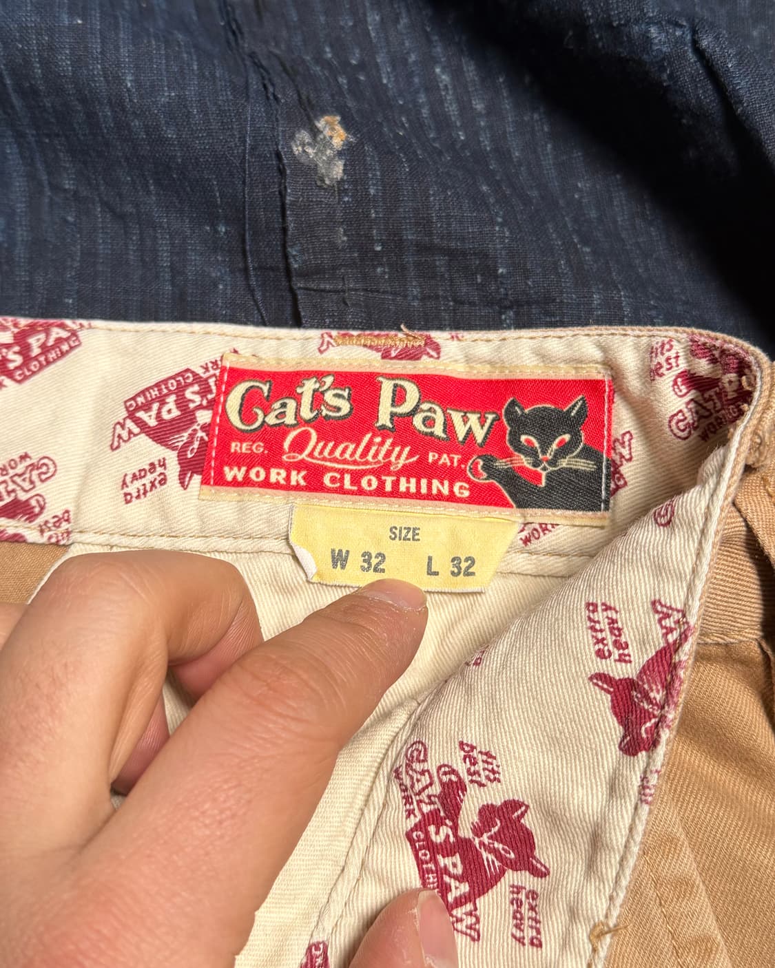 Cat's Paw by 슈가케인 40-50‘s 복각 치노팬츠 32 상품이미지5