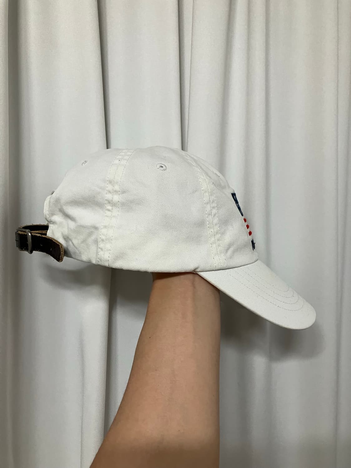 폴로 usa플래그 볼캡 화이트 상품이미지5