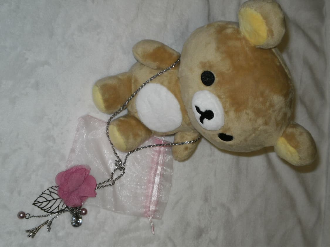 핑크꽃목걸이 레테 페어리 하치 상품이미지3