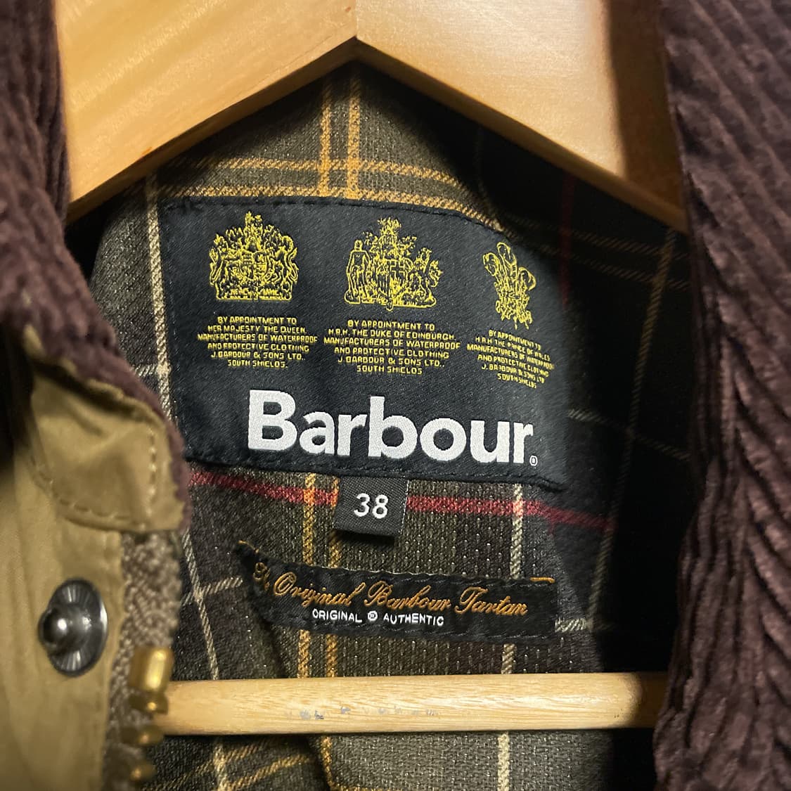 바버 비데일 논왁스 코튼 자켓 상품이미지8