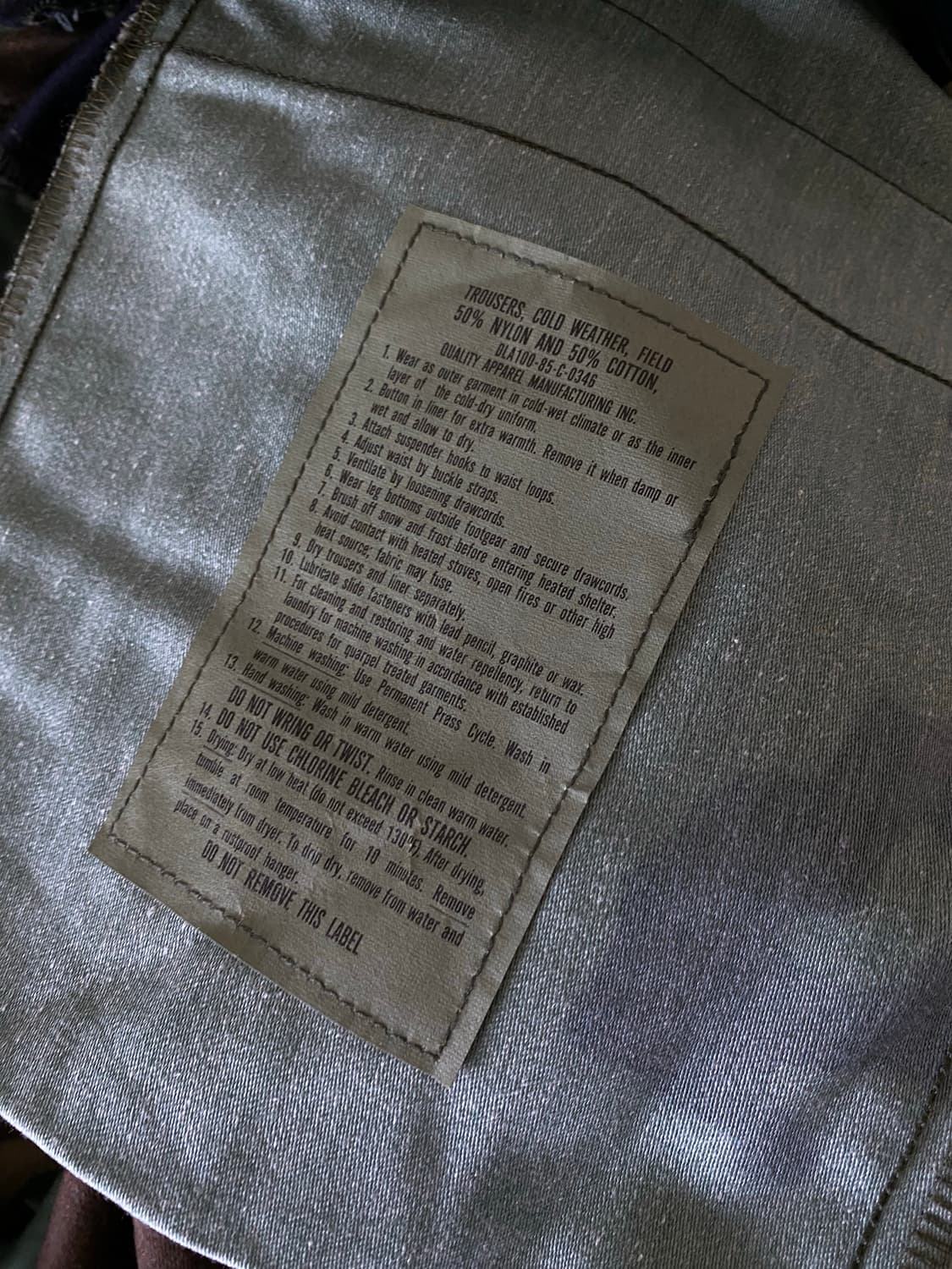 (M/R) 80s 빈티지 M65 우드랜드 팬츠 상품이미지3