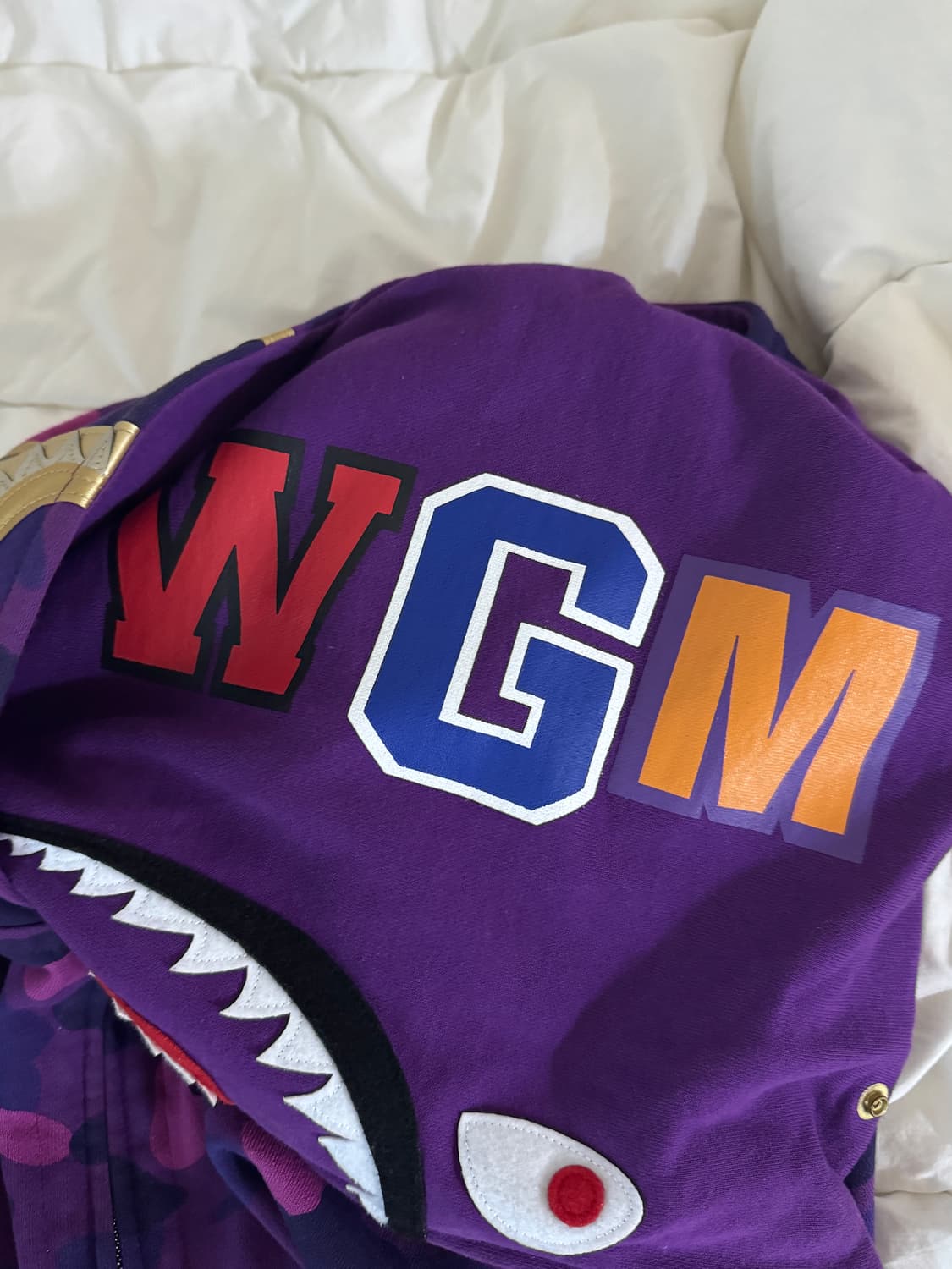 베이프 더블 샤크 후드 L 상품이미지7