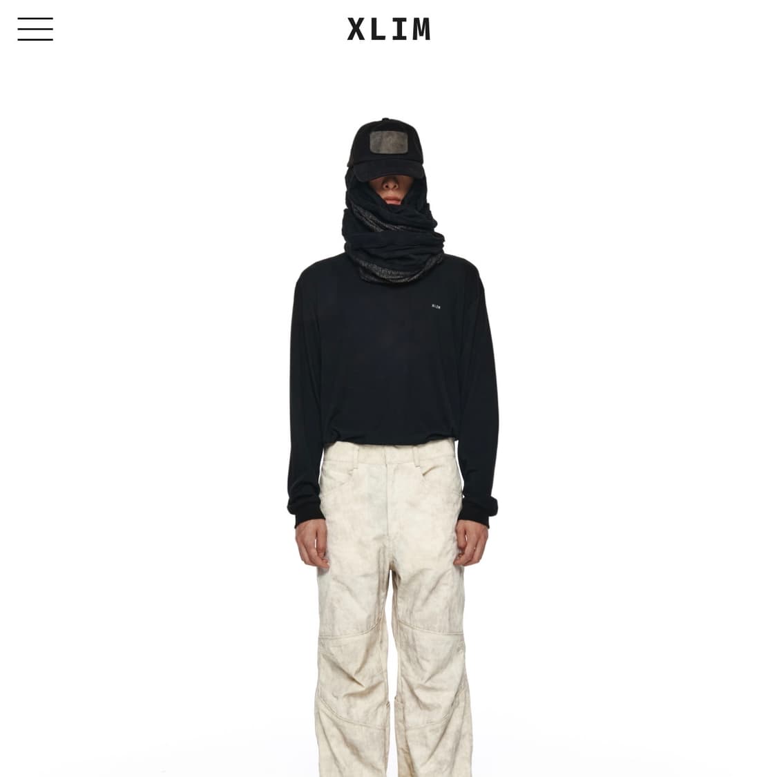 엑슬림 EP.8 01 SCARF COLOR : BLACK / GRAY 상품이미지1