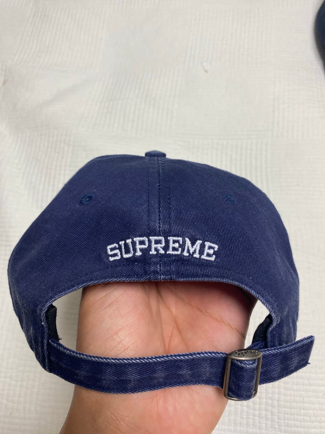 [free] 슈프림 23FW S로고 볼캡 네이비 상품이미지5