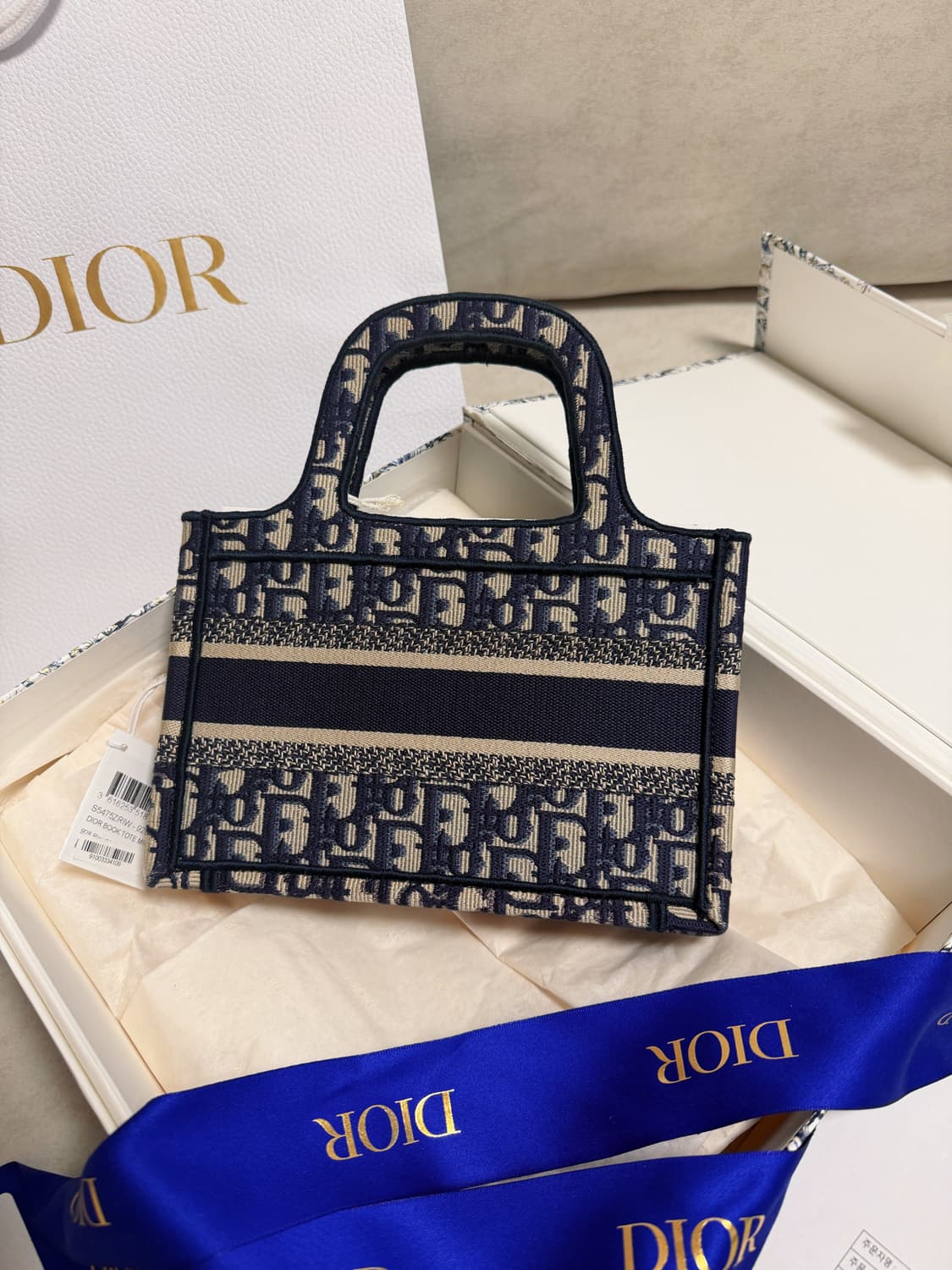정품 디올 북토트 미니 (미사용 보관품) 상품이미지5