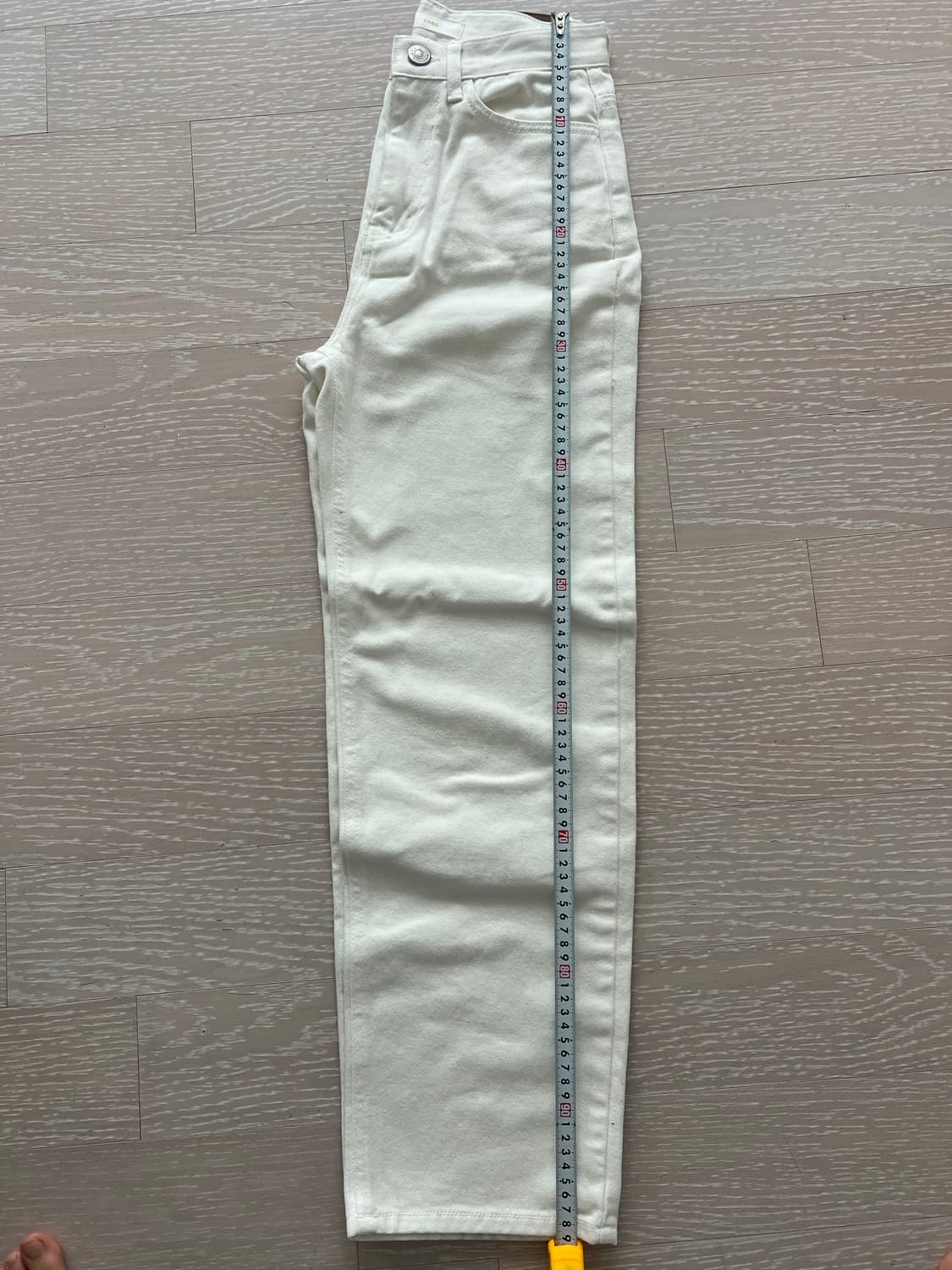 로에일 코튼 와이드 데님팬츠 상품이미지3