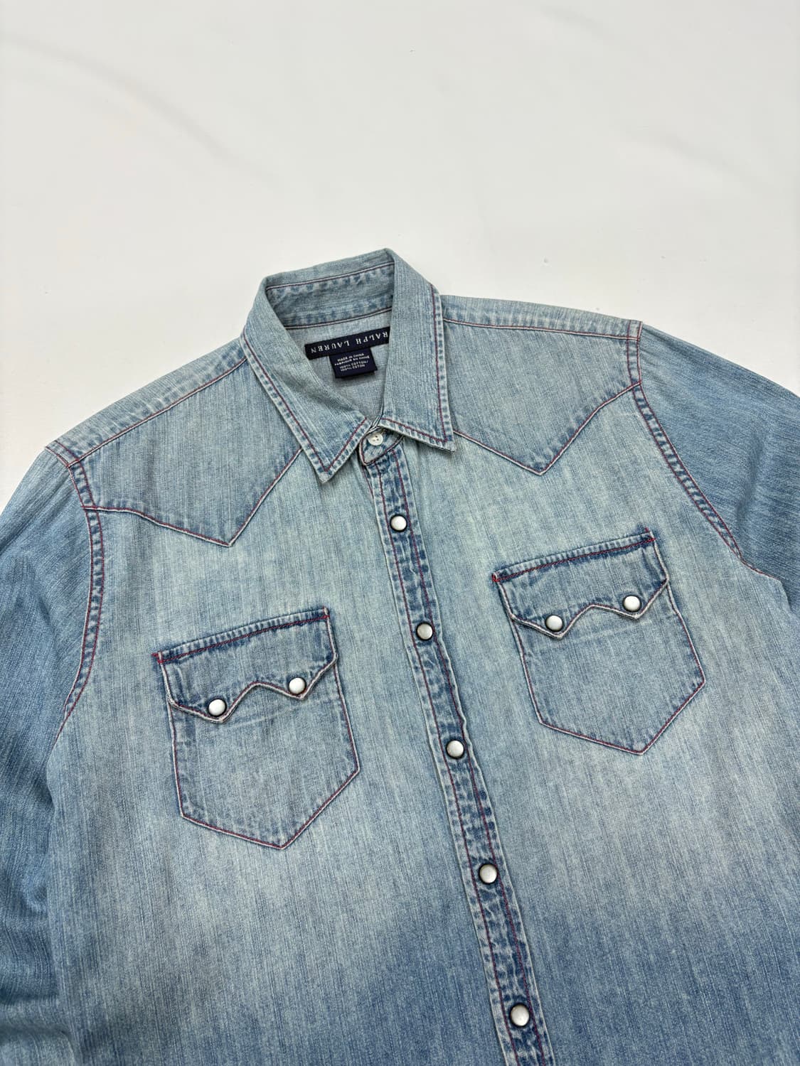 폴로 랄프로렌 웨스턴 중청 데님 셔츠 상품이미지2