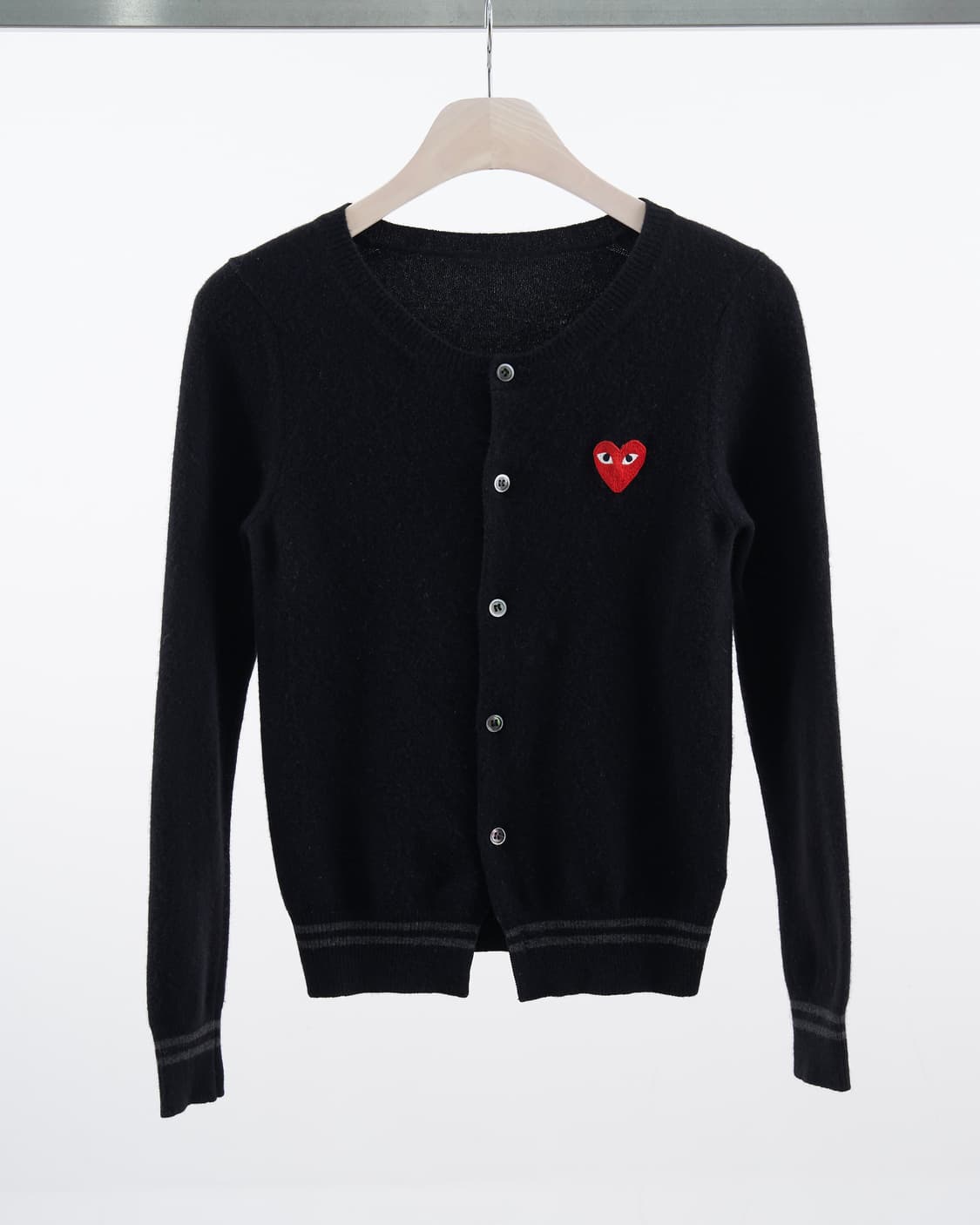 Comm des Garcons 레드 와펜 울 가디건 상품이미지1