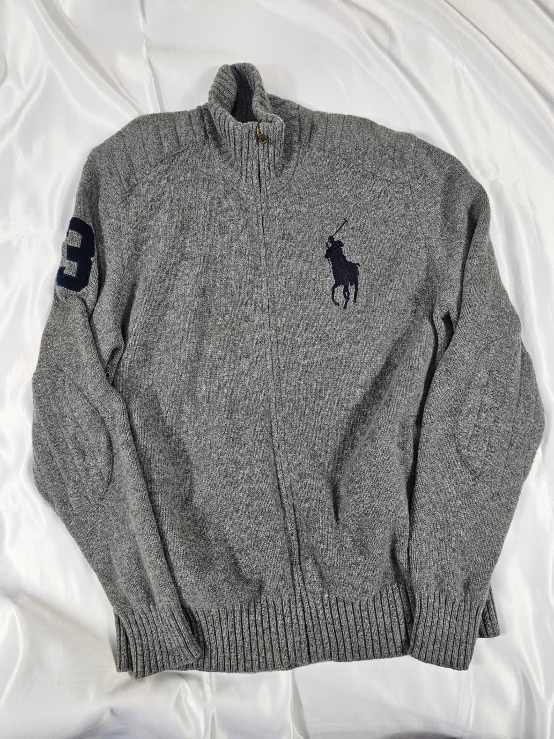 폴로빅포니니트집업 상품이미지1