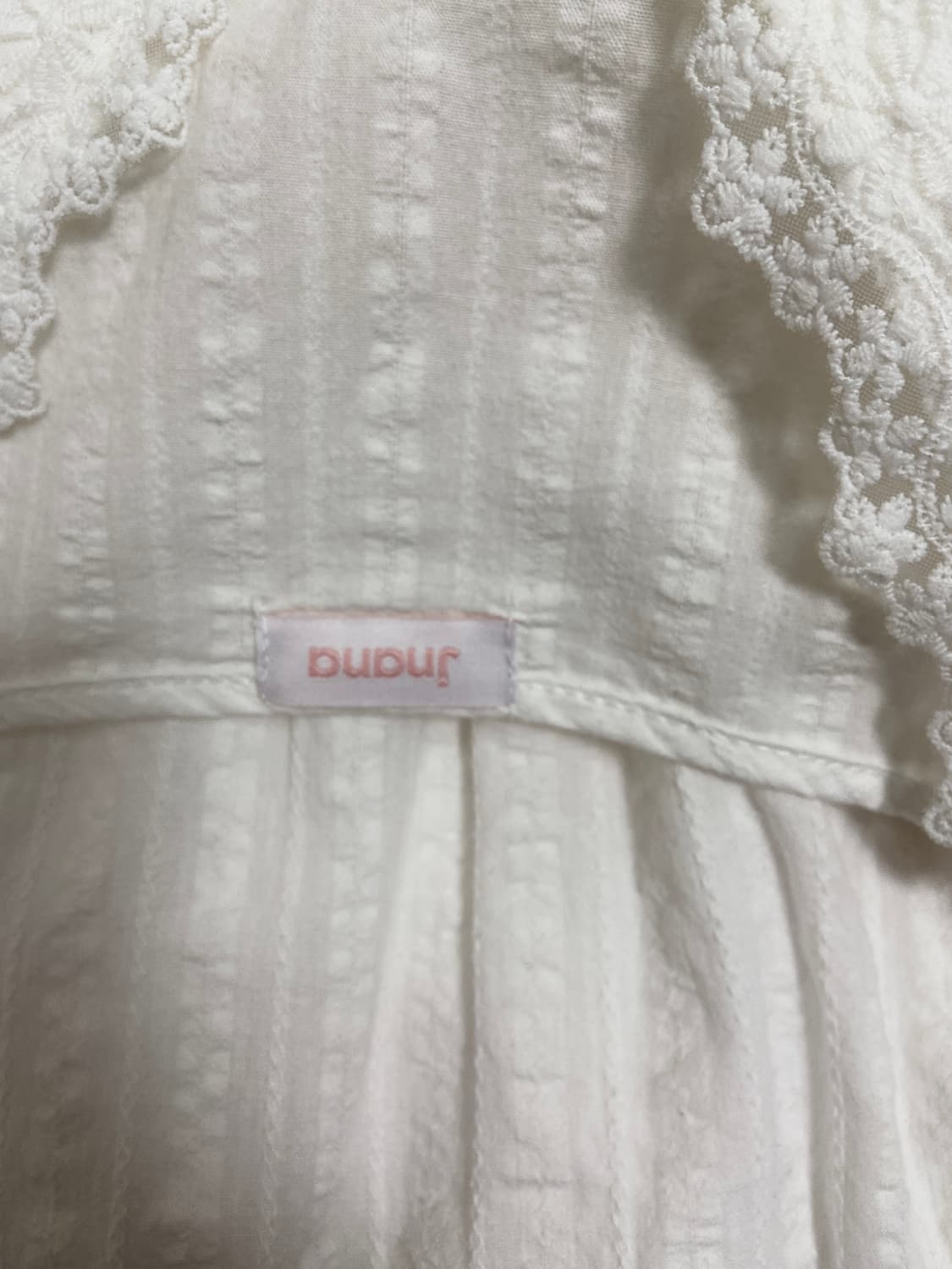 빈티지 화이트 레이스 블라우스 상품이미지10