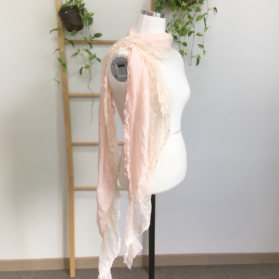 JPN/ 딸기우유스카프 딸기우유머플러 핑크스카프 모리걸스카프 모리룩스카프 상품이미지1