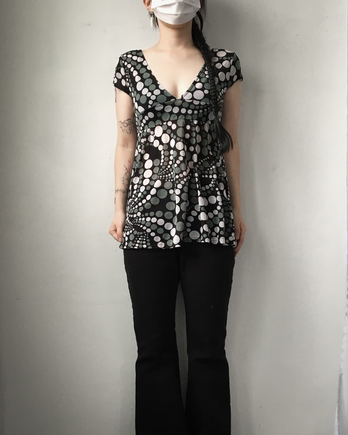 Dot pattern top 상품이미지1