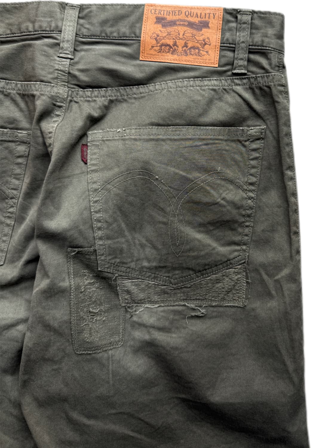 글램 패치워크 팬츠 3(-34in) 상품이미지6