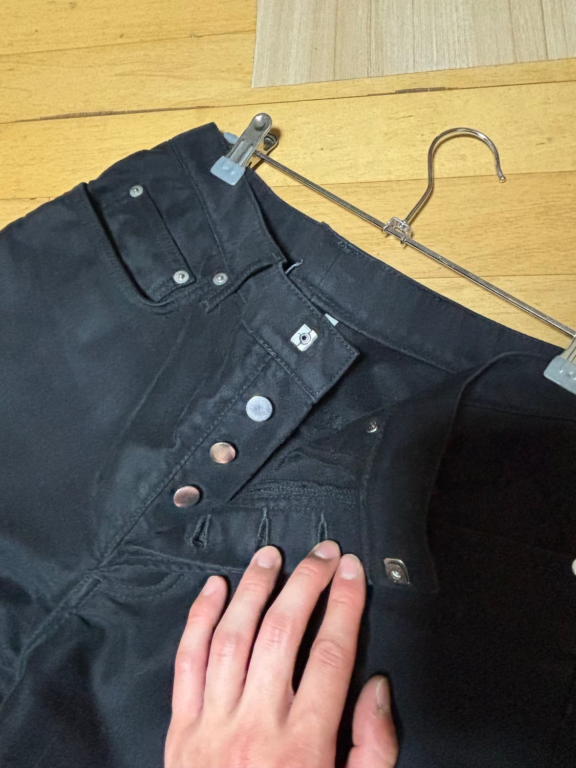 디올옴므 왁스 데님 팬츠 상품이미지4