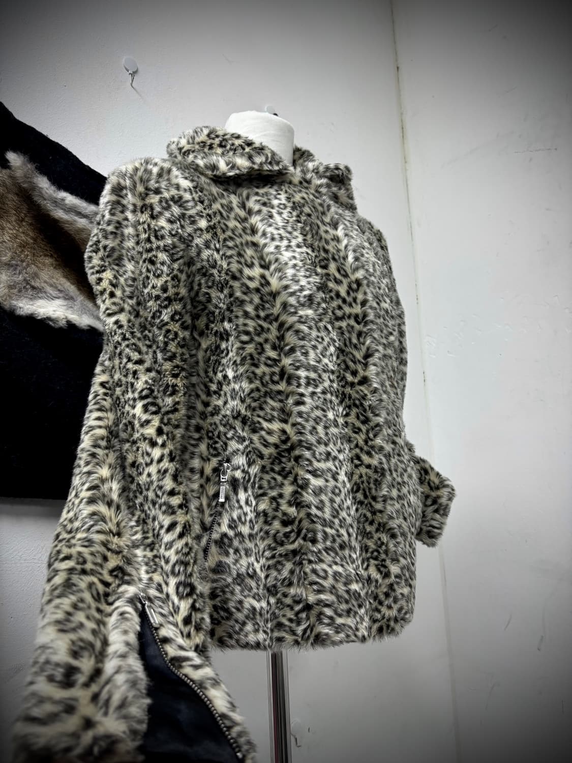 Y2K&Gyaru Mood Leopard Fleece Rider Side 상품이미지8
