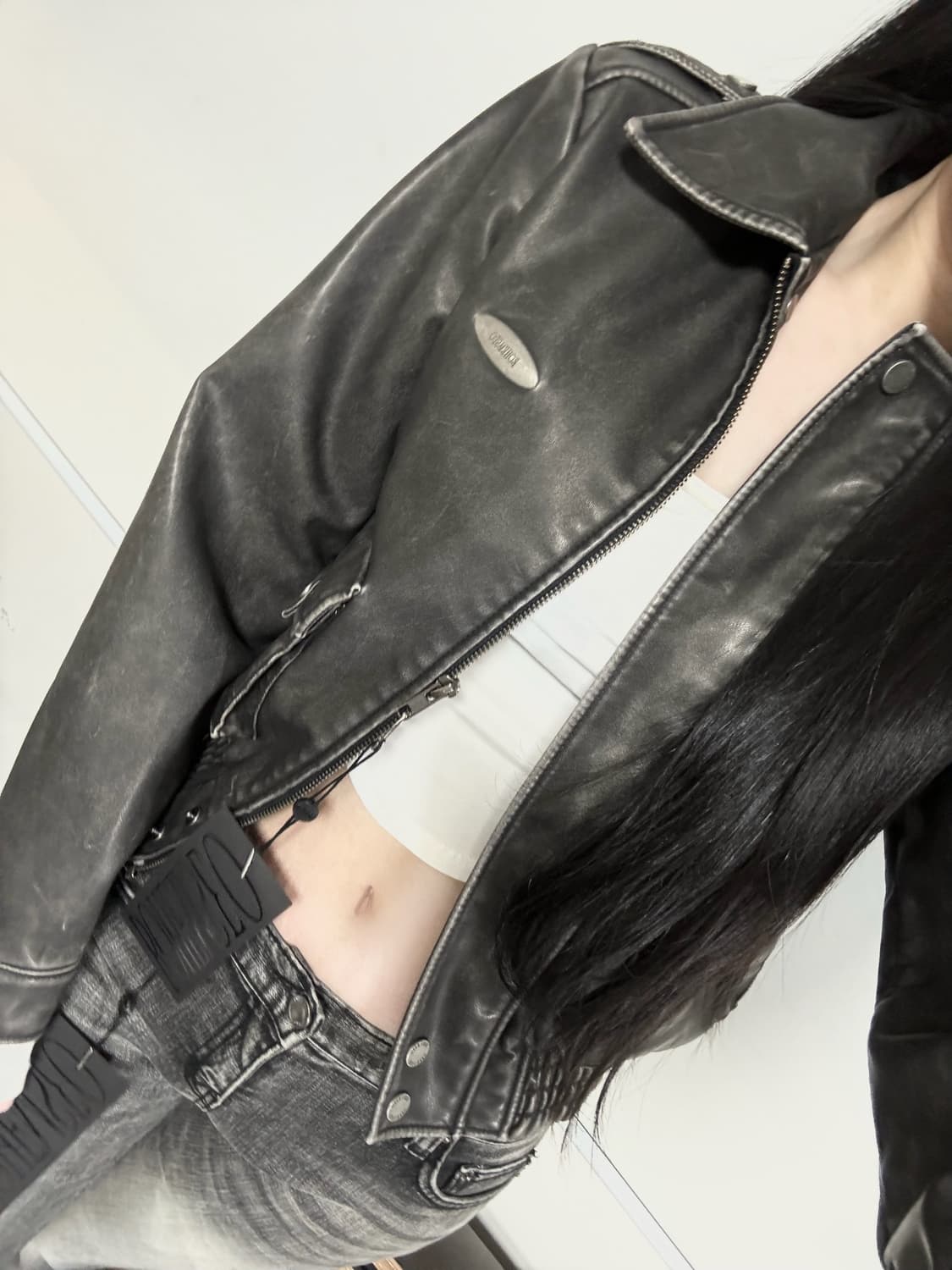보헤미안서울 보헴서 레더 봄버 점퍼 위시드그레이 자켓 1 상품이미지2