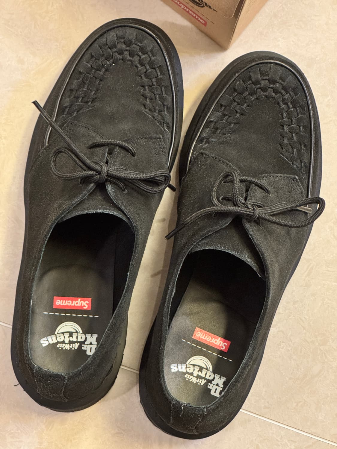 (285) Supreme  ❌  닥터마틴 램지 크리퍼 블랙 상품이미지7