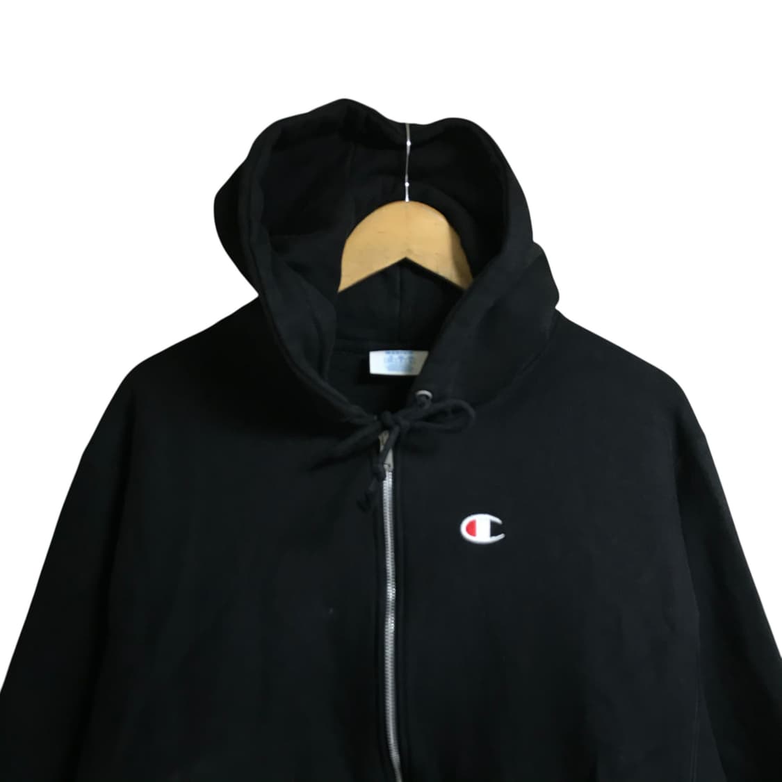 챔피온 리버스위브 검정 후드집업자켓 상품이미지2