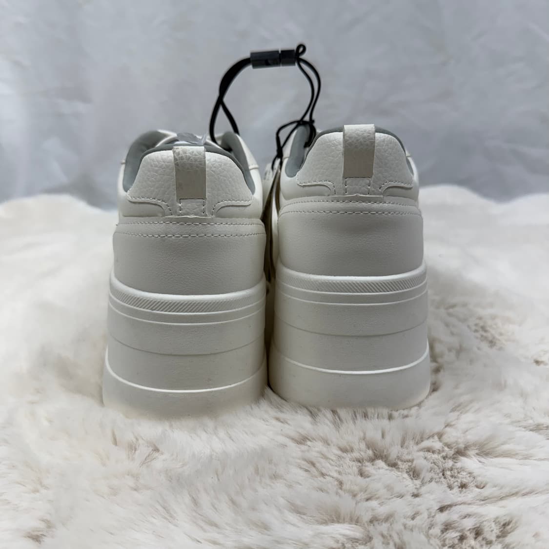 240) 자라 플랫폼 슈즈 화이트 상품이미지6