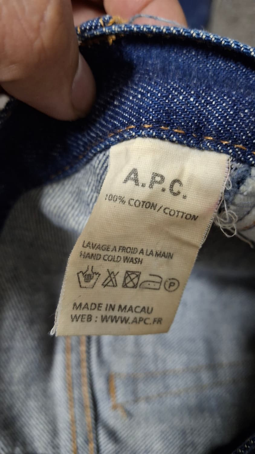 27)A.P.C 쁘띠뉴 스탠다드 데님 슬림핏 청바지 아페쎄 상품이미지5