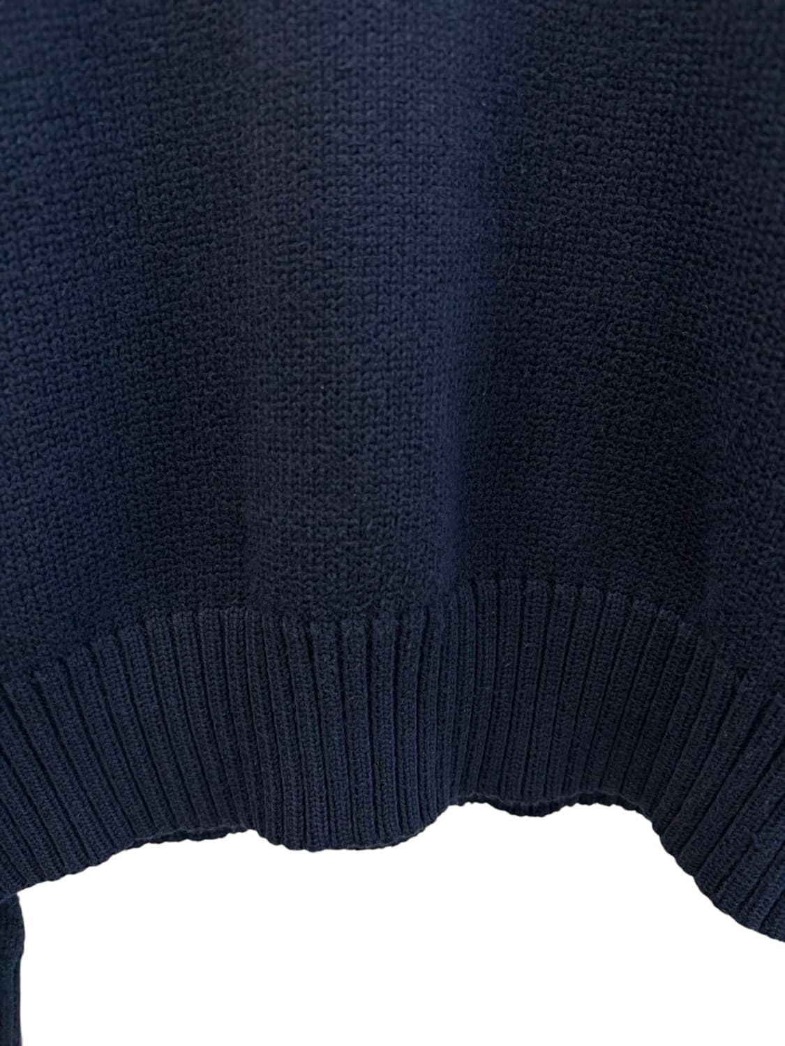 00s 폴로 반집업 니트 네이비 (M/100~105) 상품이미지5