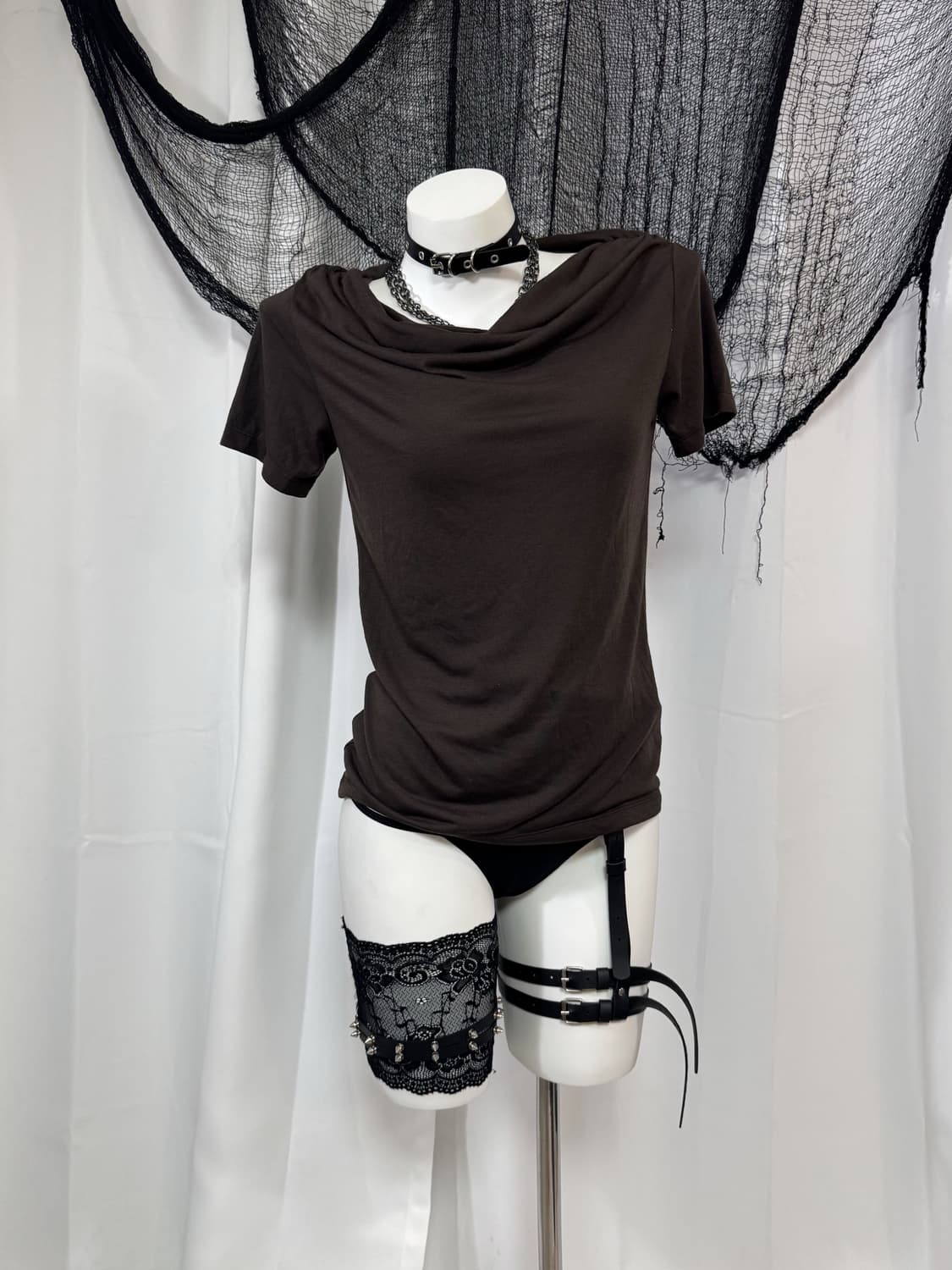 brown t-shirt 상품이미지3