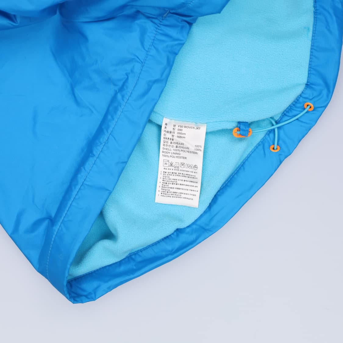 90 새상품 아디다스 기모 후드집업 0203H1 상품이미지4