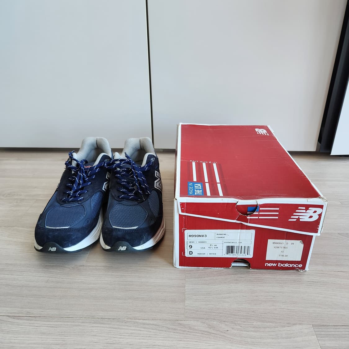뉴발란스 m990nv3 네이비 990v3 상품이미지1