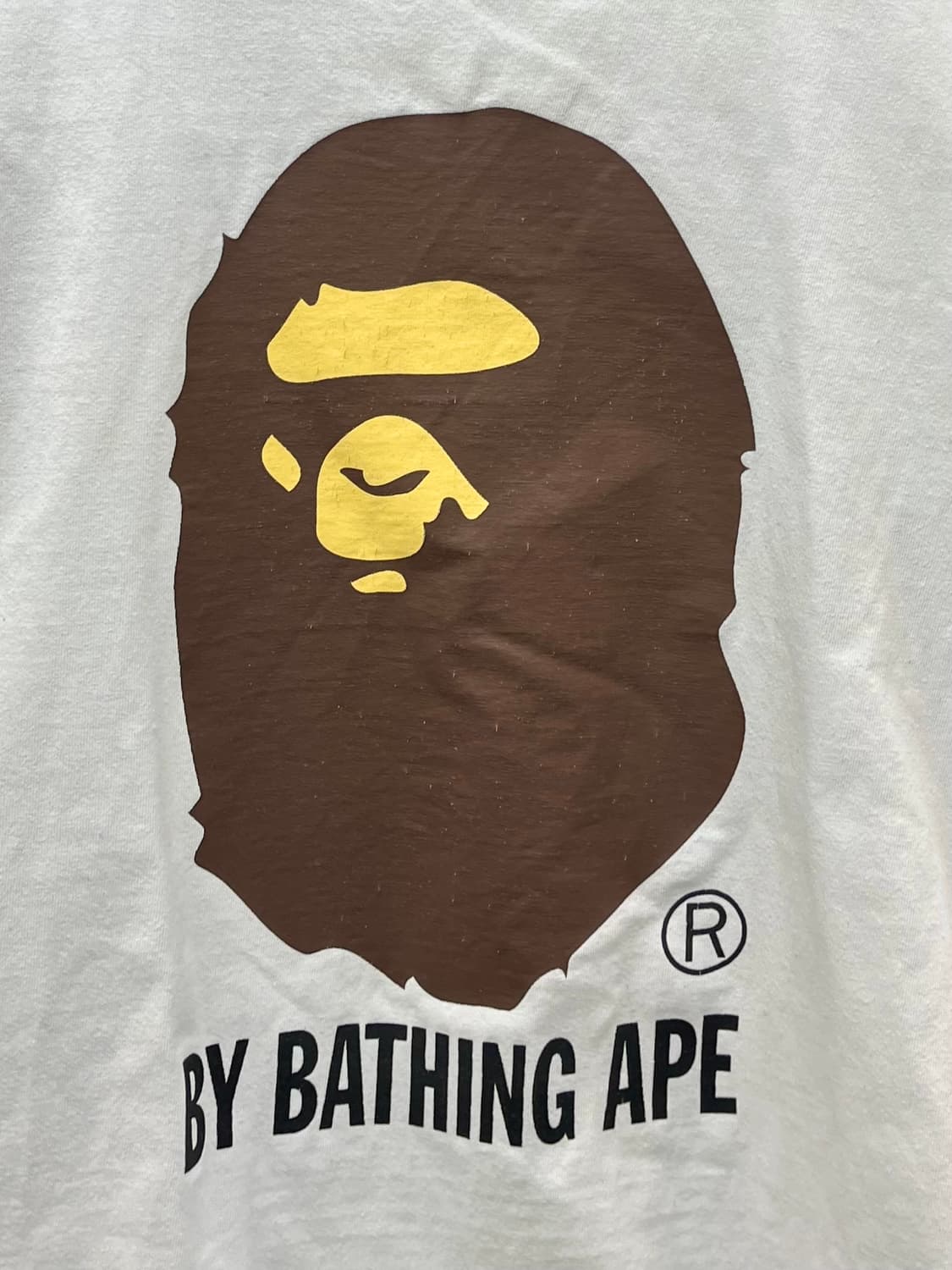 [100] 베이프 프린팅 반팔티 화이트 L  상품이미지2