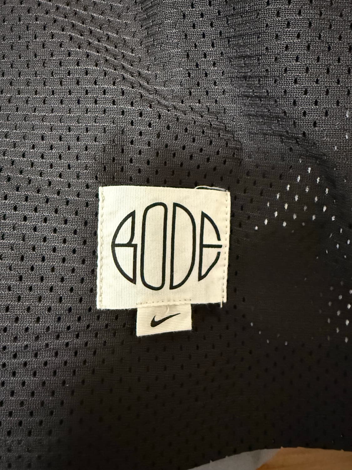 [US XL] 나이키 x 보디 메쉬 저지 쉐도우 브라운 에크루 상품이미지4