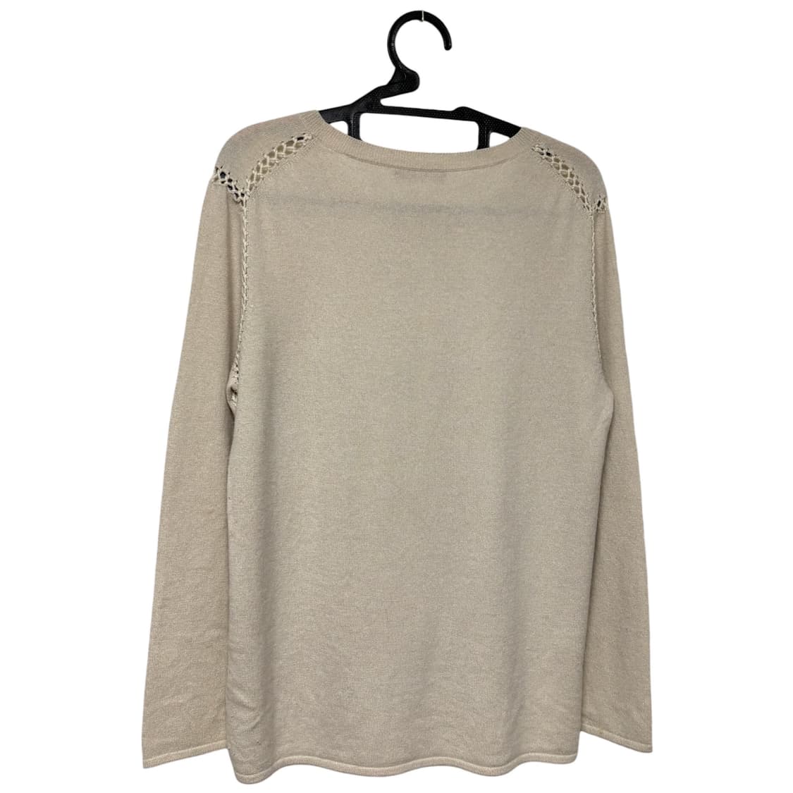 캐시미어 베이지 울 언발 니트 상품이미지4