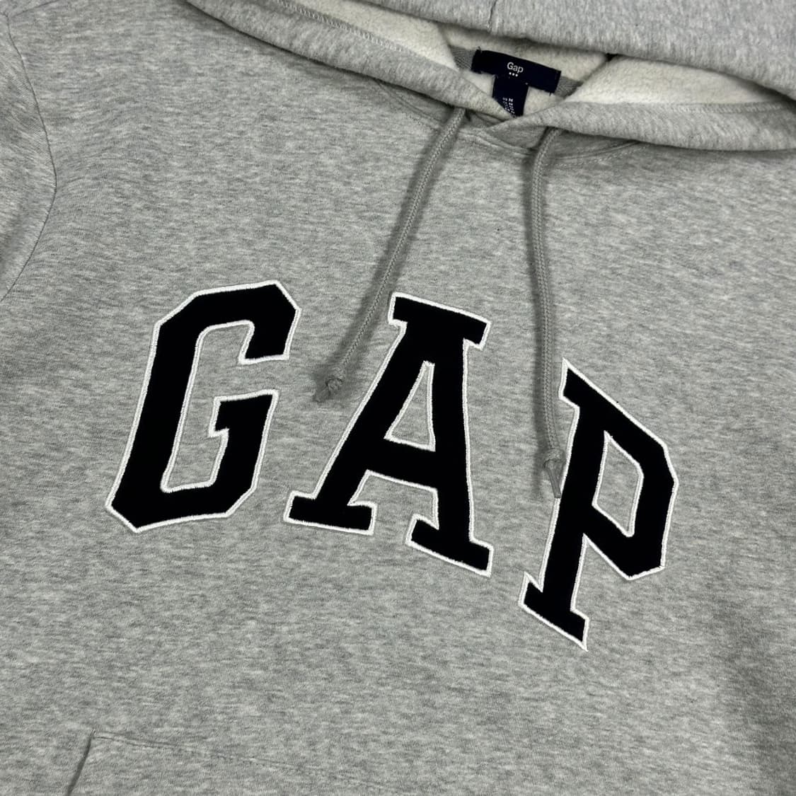 갭 GAP 빅로고 그레이 후드티 (M) 상품이미지3