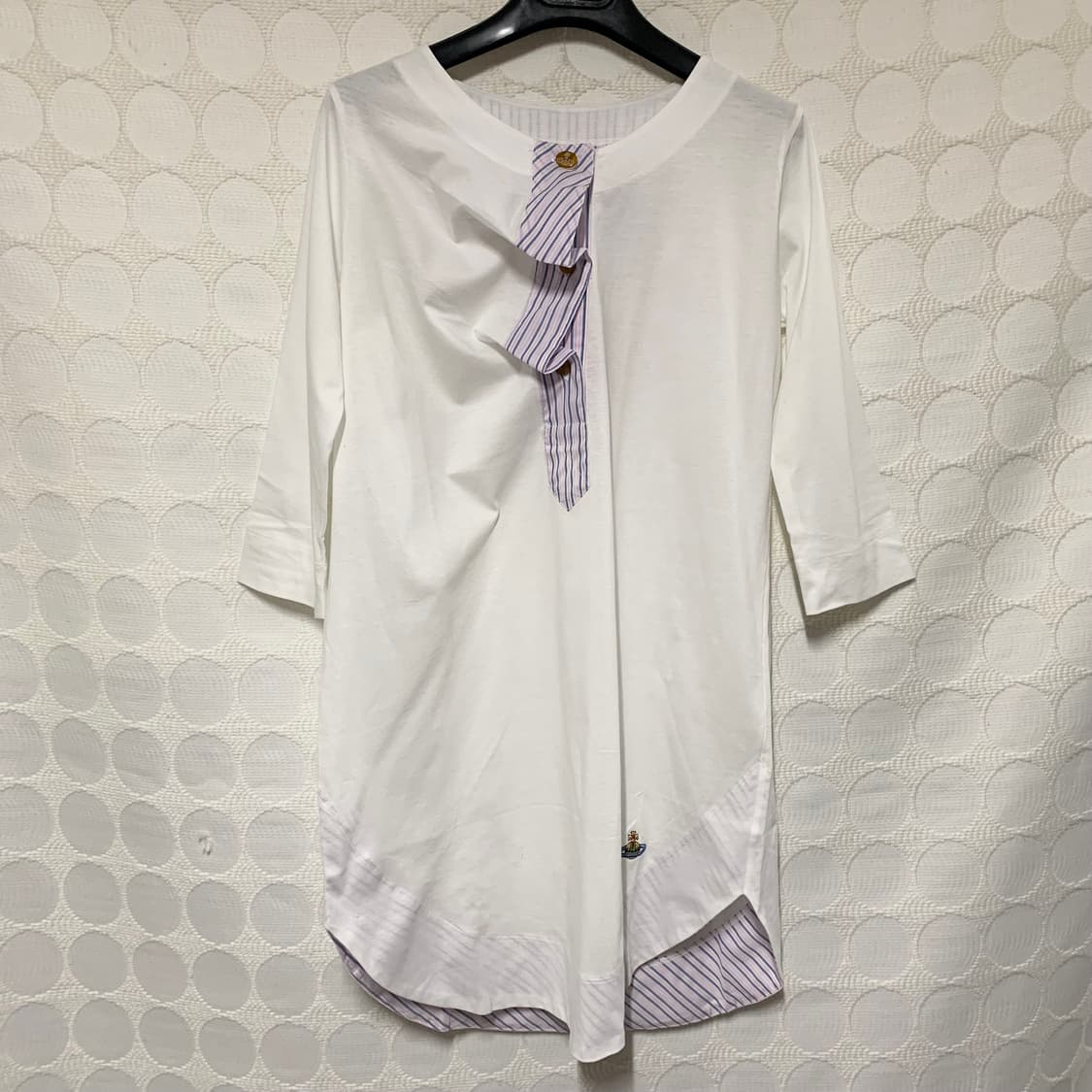 비비안 웨스트우드 화이트 반팔 원피스 상품이미지2